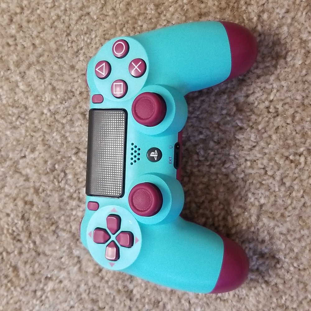 PS4 Controller Pink & Teal